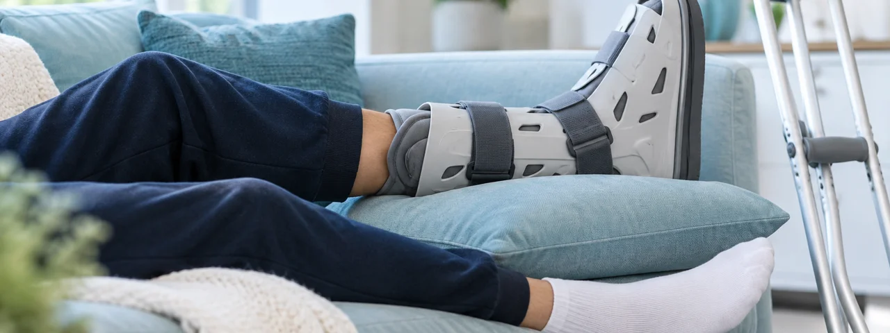 Achilles tendon surgery recovery with walking boot